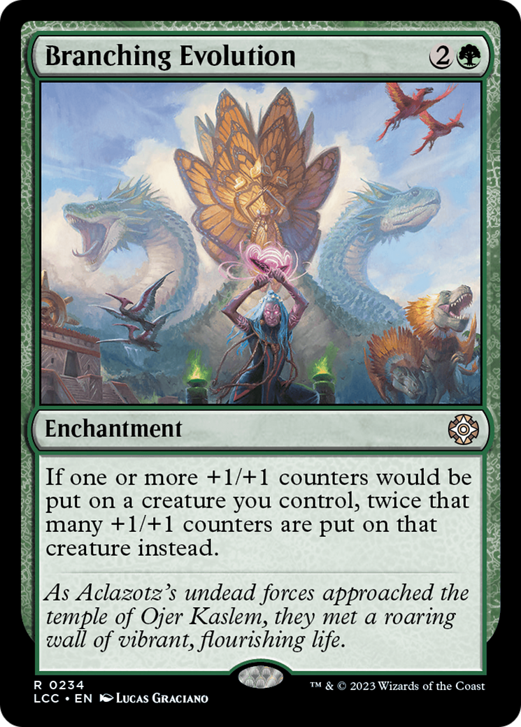 Branching Evolution [The Lost Caverns of Ixalan Commander] | Mega City Incorporated