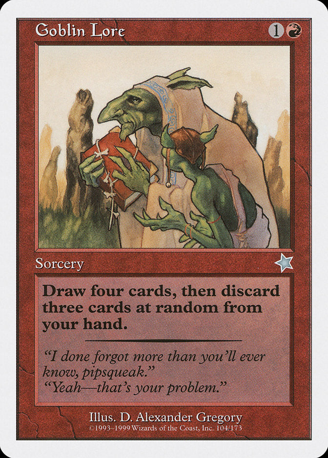Goblin Lore [Starter 1999] | Mega City Incorporated