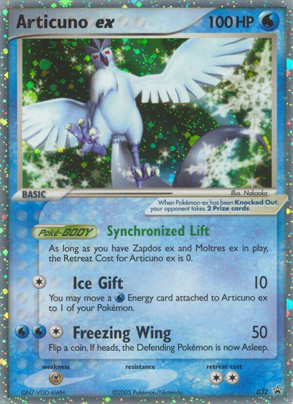 Articuno ex (032) [Nintendo: Black Star Promos] | Mega City Incorporated