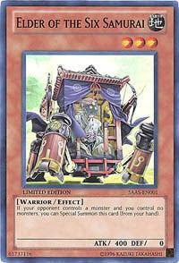 Elder of the Six Samurai [SAAS-EN001] Super Rare | Mega City Incorporated