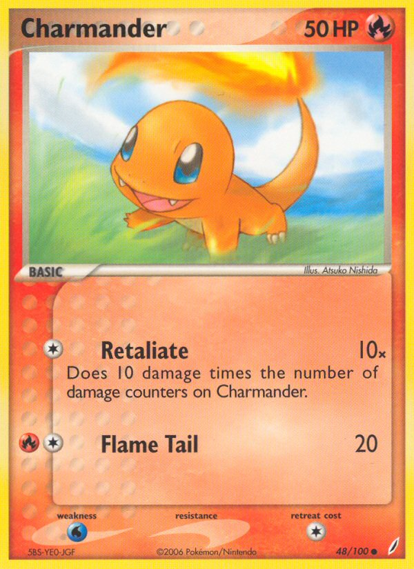 Charmander (48/100) [EX: Crystal Guardians] | Mega City Incorporated