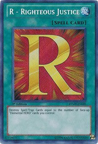 R - Righteous Justice [RYMP-EN025] Secret Rare | Mega City Incorporated