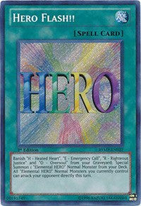 Hero Flash!! [RYMP-EN027] Secret Rare | Mega City Incorporated