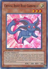 Crystal Beast Ruby Carbuncle [RYMP-EN040] Super Rare | Mega City Incorporated