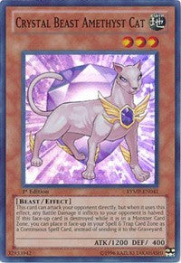 Crystal Beast Amethyst Cat [RYMP-EN041] Super Rare | Mega City Incorporated