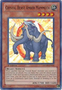 Crystal Beast Amber Mammoth [RYMP-EN044] Super Rare | Mega City Incorporated