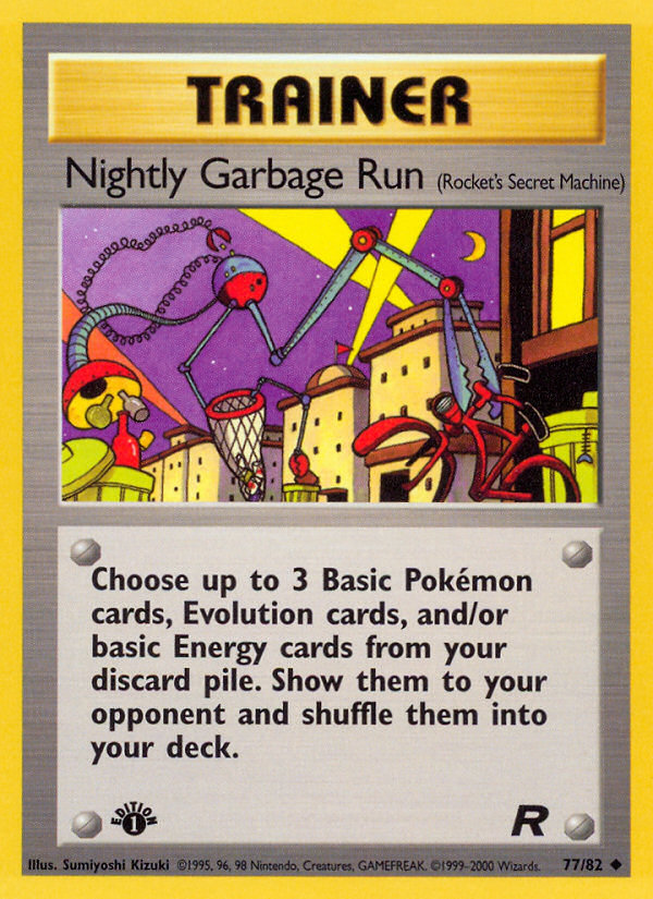 Nightly Garbage Run (77/82) [Team Rocket 1st Edition] | Mega City Incorporated