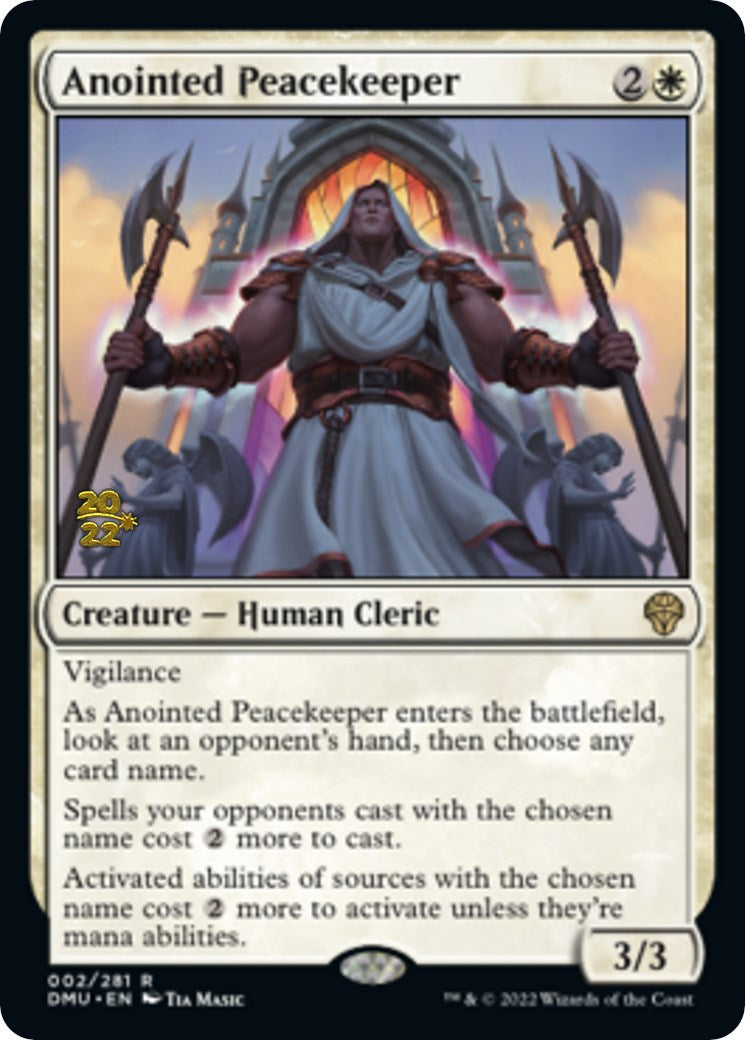 Anointed Peacekeeper [Dominaria United Prerelease Promos] | Mega City Incorporated