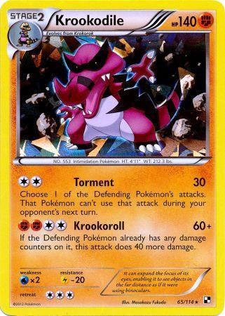 Krookodile (65/114) (Cracked Ice Holo) [Black & White: Base Set] | Mega City Incorporated