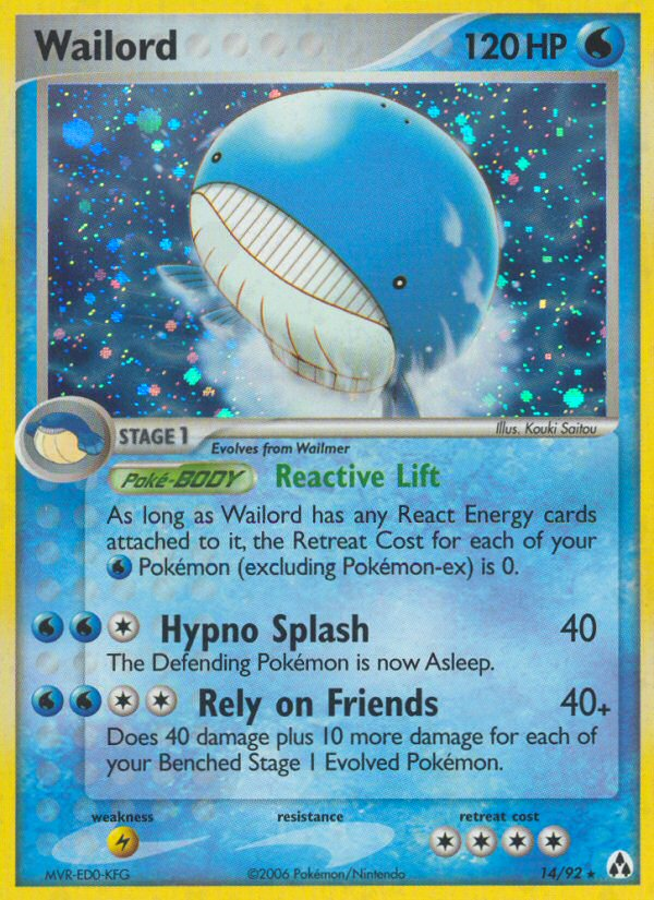 Wailord (14/92) [EX: Legend Maker] | Mega City Incorporated