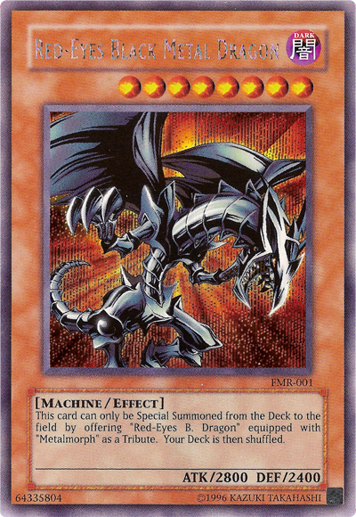 Red-Eyes Black Metal Dragon (Forbidden Memories) [FMR-001] Prismatic Secret Rare | Mega City Incorporated