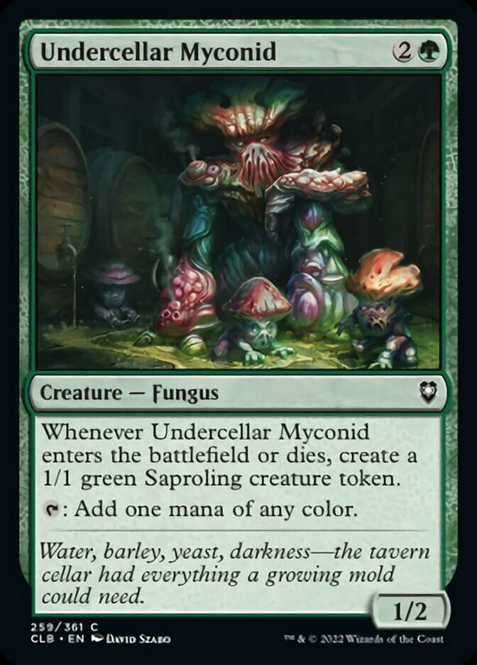 Undercellar Myconid [Commander Legends: Battle for Baldur's Gate] | Mega City Incorporated