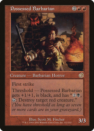 Possessed Barbarian [Torment] | Mega City Incorporated