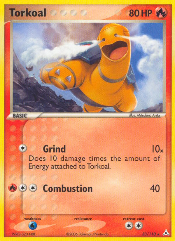 Torkoal (33/110) [EX: Holon Phantoms] | Mega City Incorporated