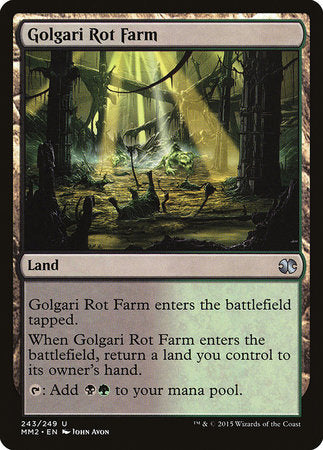 Golgari Rot Farm [Modern Masters 2015] | Mega City Incorporated
