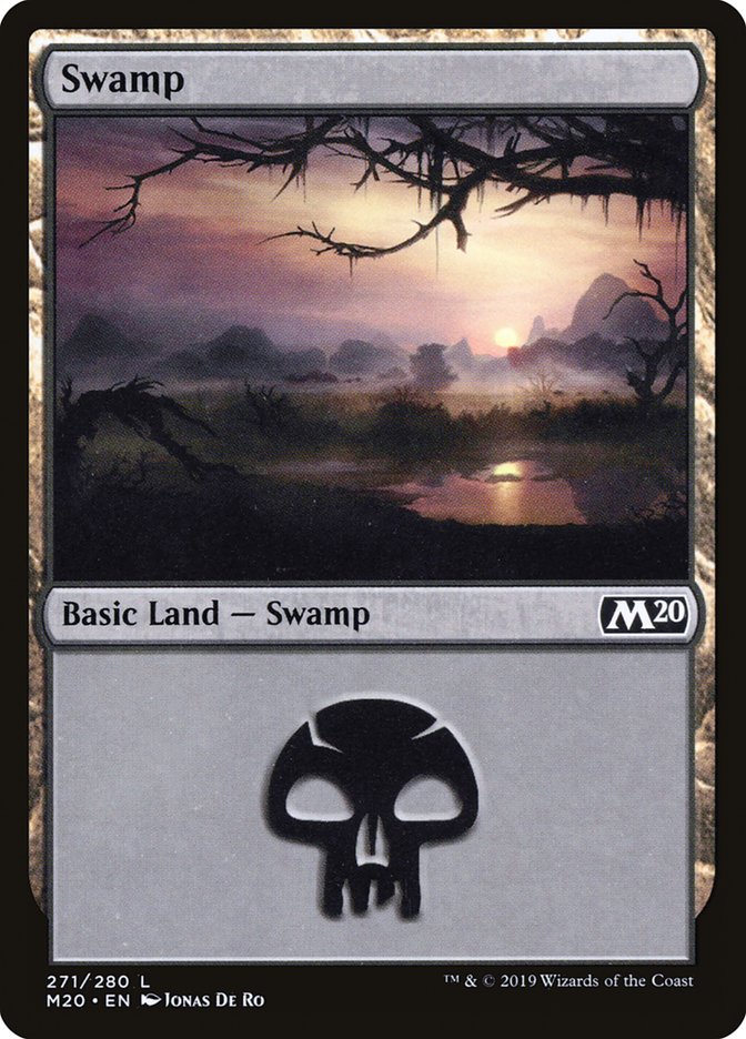 Swamp (#271) [Core Set 2020] | Mega City Incorporated