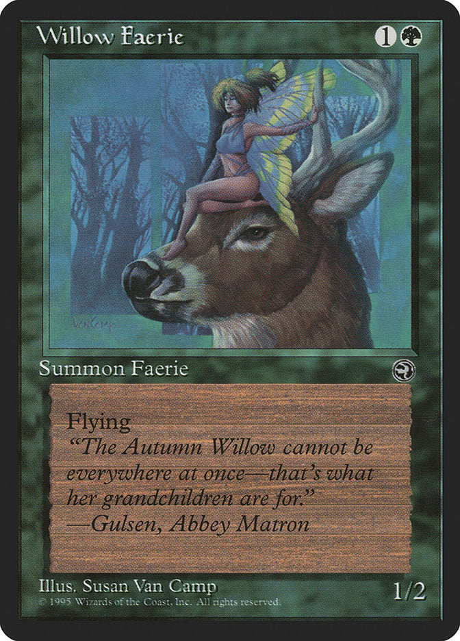 Willow Faerie (Gulsen Flavor Text) [Homelands] | Mega City Incorporated