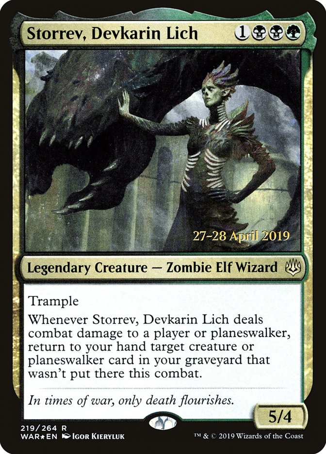 Storrev, Devkarin Lich  [War of the Spark Prerelease Promos] | Mega City Incorporated