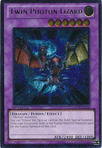 Twin Photon Lizard (UTR) [ORCS-EN039] Ultimate Rare | Mega City Incorporated