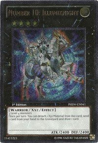 Number 10: Illumiknight (UTR) [PHSW-EN041] Ultimate Rare | Mega City Incorporated