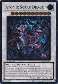 Atomic Scrap Dragon (UTR) [STOR-EN043] Ultimate Rare | Mega City Incorporated