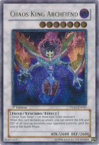 Chaos King Archfiend (UTR) [TSHD-EN041] Ultimate Rare | Mega City Incorporated