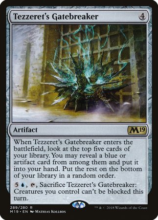 Tezzeret's Gatebreaker [Core Set 2019] | Mega City Incorporated