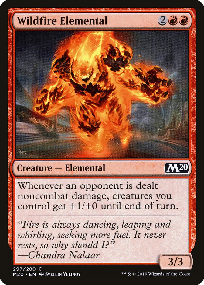 Wildfire Elemental [Core Set 2020] | Mega City Incorporated