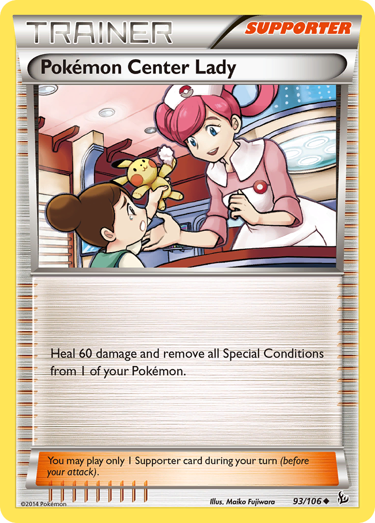 Pokemon Center Lady (93/106) [XY: Flashfire] | Mega City Incorporated