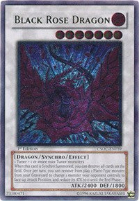 Black Rose Dragon (UTR) [CSOC-EN039] Ultimate Rare | Mega City Incorporated