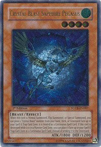 Crystal Beast Sapphire Pegasus (UTR) [FOTB-EN007] Ultimate Rare | Mega City Incorporated