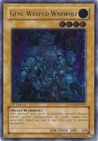 Gene-Warped Warwolf (UTR) [STON-EN001] Ultimate Rare | Mega City Incorporated