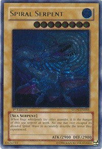 Spiral Serpent (UTR) [STON-EN003] Ultimate Rare | Mega City Incorporated