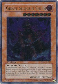 Great Shogun Shien (UTR) [STON-EN013] Ultimate Rare | Mega City Incorporated