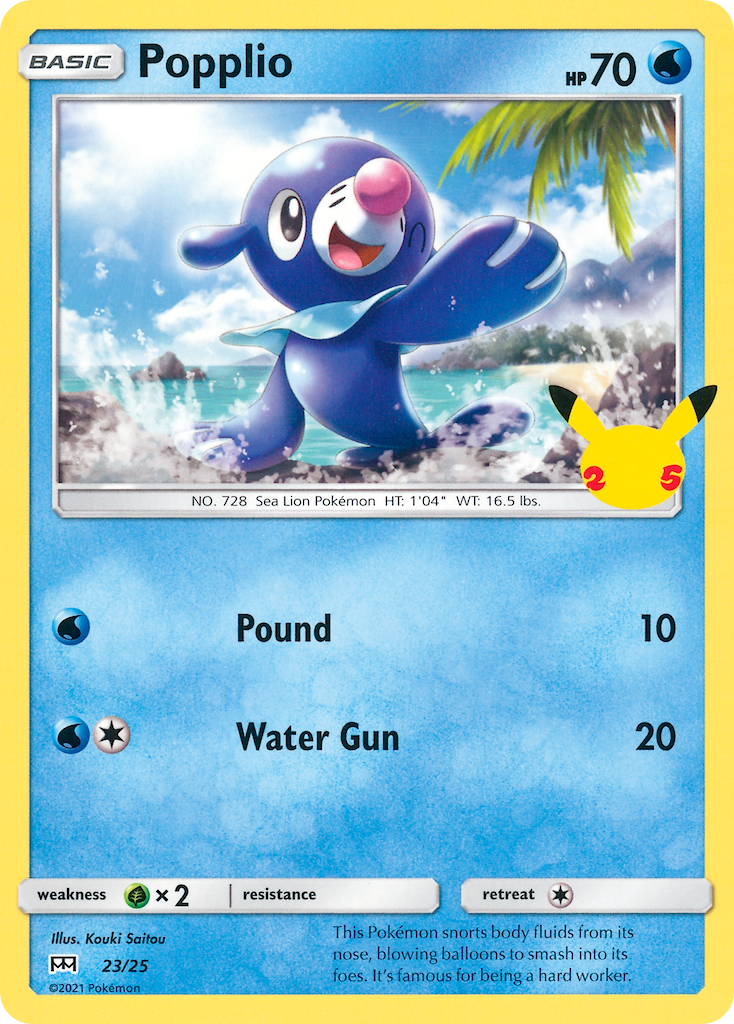 Popplio (23/25) [McDonald's 25th Anniversary] | Mega City Incorporated