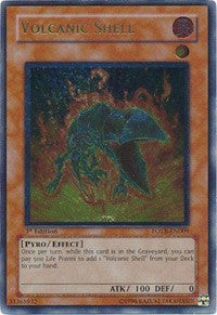 Volcanic Shell (UTR) [FOTB-EN009] Ultimate Rare | Mega City Incorporated