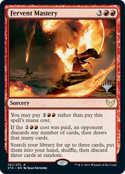 Fervent Mastery (Promo Pack) [Strixhaven: School of Mages Promos] | Mega City Incorporated