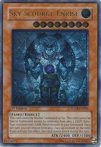 Sky Scourge Enrise (UTR) [FOTB-EN021] Ultimate Rare | Mega City Incorporated