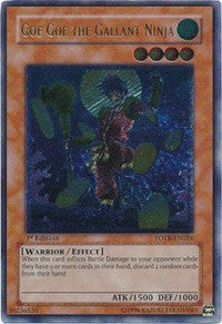 Goe Goe the Gallant Ninja (UTR) [FOTB-EN024] Ultimate Rare | Mega City Incorporated