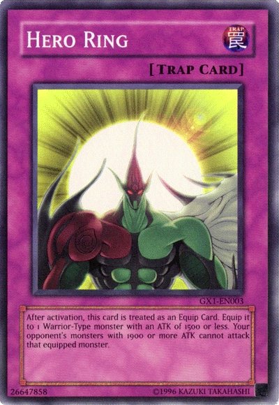 Hero Ring [GX1-EN003] Super Rare | Mega City Incorporated