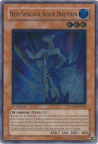 Neo-Spacian Aqua Dolphin (UTR) [POTD-EN003] Ultimate Rare | Mega City Incorporated