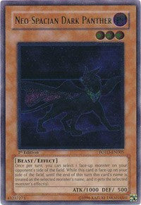 Neo-Spacian Dark Panther (UTR) [POTD-EN005] Ultimate Rare | Mega City Incorporated