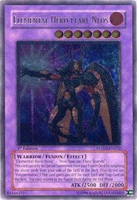 Elemental HERO Flare Neos (UTR) [POTD-EN032] Ultimate Rare | Mega City Incorporated