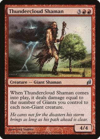 Thundercloud Shaman [Lorwyn] | Mega City Incorporated