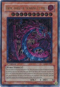 Uria, Lord of Searing Flames (UTR) [SOI-EN001] Ultimate Rare | Mega City Incorporated