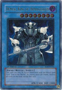 Demise, King of Armageddon (UTR) [SOI-EN035] Ultimate Rare | Mega City Incorporated