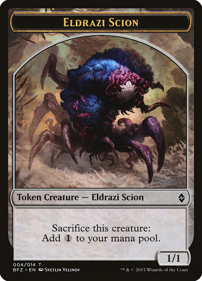 Eldrazi Scion (004/014) [Battle for Zendikar Tokens] | Mega City Incorporated