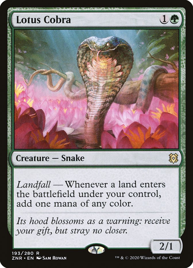 Lotus Cobra [Zendikar Rising] | Mega City Incorporated