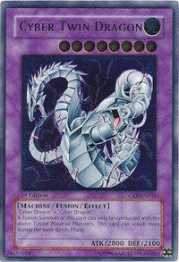 Cyber Twin Dragon (UTR) [CRV-EN035] Ultimate Rare | Mega City Incorporated