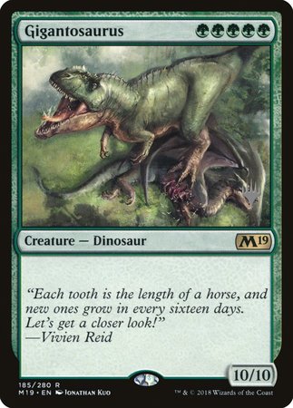 Gigantosaurus [Core Set 2019 Promos] | Mega City Incorporated